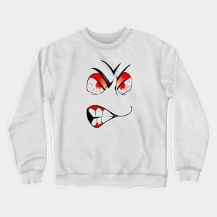 Angry Mask Crewneck Sweatshirt